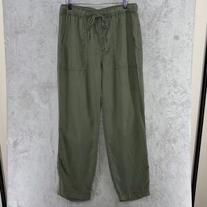 NWT--Sanctuary Women's Lyocell Olive Green Go Easy Pull-On Joggers Size L